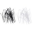 thumbnail image 1 of 100x Cable Ties Industrial Quality Cable Ties: 100x2.5mm Color: White/black, 1 of 5
