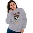 thumbnail image 4 of Troll Face Meme Thug Life Big Smiley Sweatshirt for Men or Women Brisco Brands S, 4 of 6