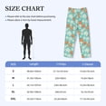 thumbnail image 6 of Kdxio Cute Sloth on Floral Tree Print Men's Sleep Pajama Pant Lounge Pants with Pockets, 6 of 8