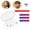 White WH, variant on Gecau Bluetooth Headphones Wireless Noise Meticulously Crafted .0, Stereo Earphones White Home Gadgets