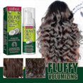 thumbnail image 2 of Hair Styling Tool Fluffy Olive Oil Shaping Muse Foam Curly Hair Mousse Hydrating Prevent Dryness Nourishing Elastin 60ml, 2 of 5