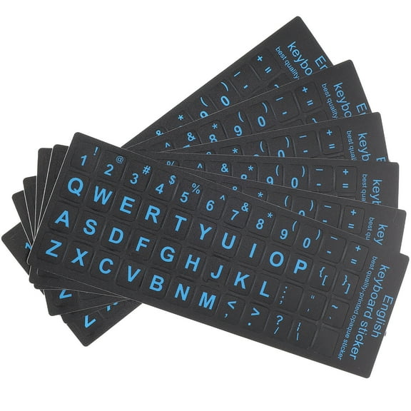 6 Pcs Computer Keyboard Stickers Replacement Laptop Keyboards