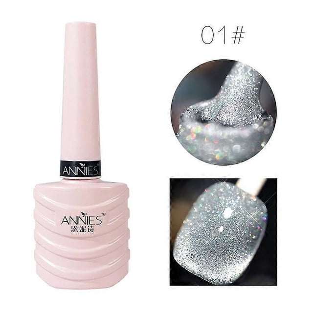 Nail Gel Polish Holographic Glitter Gel Nail Polish Spring Color Sparkling Sequins