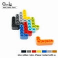 thumbnail image 4 of NEW Technical Beams Thick/Thin Bricks Parts with Alternating Holes MOC 2391 73507 71710 71708 80286 32250 Building Blocks Toys Beams Parts 03 Black Colors, 4 of 6