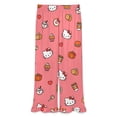 thumbnail image 3 of Hello Kitty Women Pajama Pants Comfy Pj Bottoms Soft Printed Lounge Pant with Pockets, 3 of 7