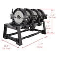 thumbnail image 3 of INTSUPERMAI Manual Pipe Fusion Welder 4 Clamps PE HDPE Plastic Pipe Welding Machine 63-160MM, 3 of 11