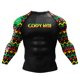 thumbnail image 3 of Camiseta Jiu Jitsu Rashguard MMA de alta calidad para hombre, camisetas de boxeo BJJ Rashguard, camisetas de sublimación de manga larga, ropa deportiva, 3 of 5