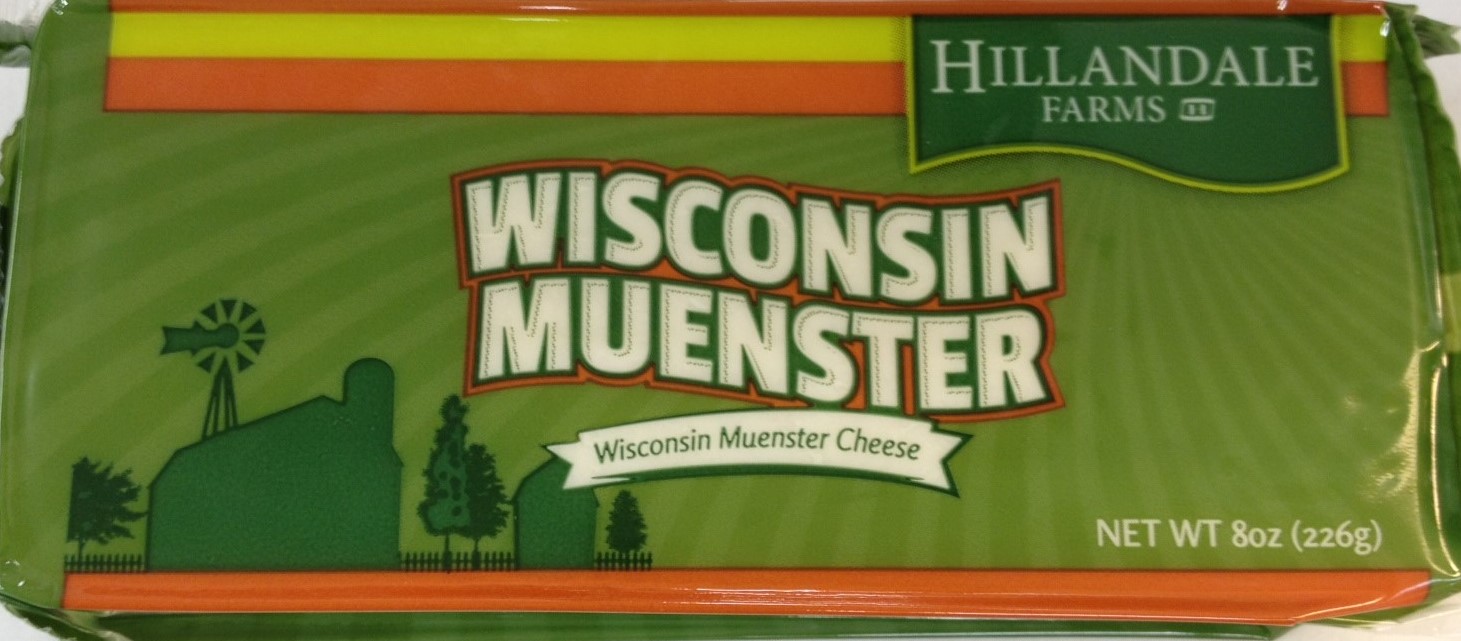 Hillandale Farms Wisconsin Muenster Cheese, 8 Oz.