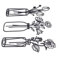 thumbnail image 3 of Arte de Pared, Arte de Pared de Alambre de Flores de Metal Inodoro Fácil de Instalar para interiores, 3 of 7