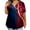 #A14-Dark Blue, variant on XADYUY Womens Plus Size Summer Tops 2025 4th Of July Stars and Stripes Graphic Tunic Shirts Oversized V-Neck Short Sleeve Tshirt Independent Day Patriotic Clothes for Women,Wine 2XL