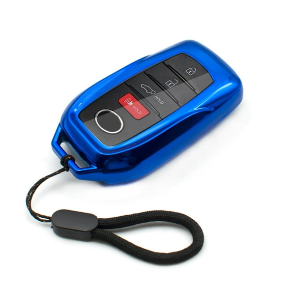 Compatible with Toyota Tacoma Venza Corolla Grand Highlander Prius Land Cruiser Sienna Sequoia Tundra Crown RAV4 Prime Silver TPU Key Fob Cover Case Remote Holder Protector Sleeve Accessories