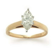 1 Carat Marquise Diamond Solitaire
