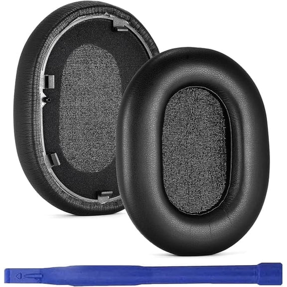 1000XM5 Protein Leather Replacement Earpads Compatible with WH-1000XM5(WH1000XM5) Headphones,Earmuffs Earcushions Ear Pads with Noise Reduction Memory Foam(Similar/Black)