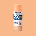 thumbnail image 3 of (2 pack) Fuzzy Peach, Rust-Oleum American Accents 2X Ultra Cover Satin Spray Paint-389904, 12 oz, 3 of 7