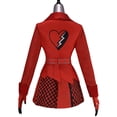 thumbnail image 5 of Rise of Red Halloween Cosplay, Red Princess Dress Halloween Costumes, Long Sleeve Red Outfit with Gloves Belt, for Cosplay Party Masquerade, 110, 5 of 7