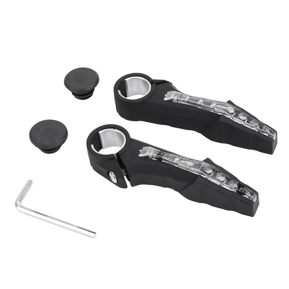 OTVIAP  Bike Handlebar Grips Light LED  Turn Signal Warning Lamp ,  Grips LED Light, Light