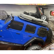 Maisto Tech RC Jeep Wrangler Rubicon Xtreme Overland – 19″ Remote Control Jeep Wrangler Rubicon, Off-Road Truck with Lights, Blue