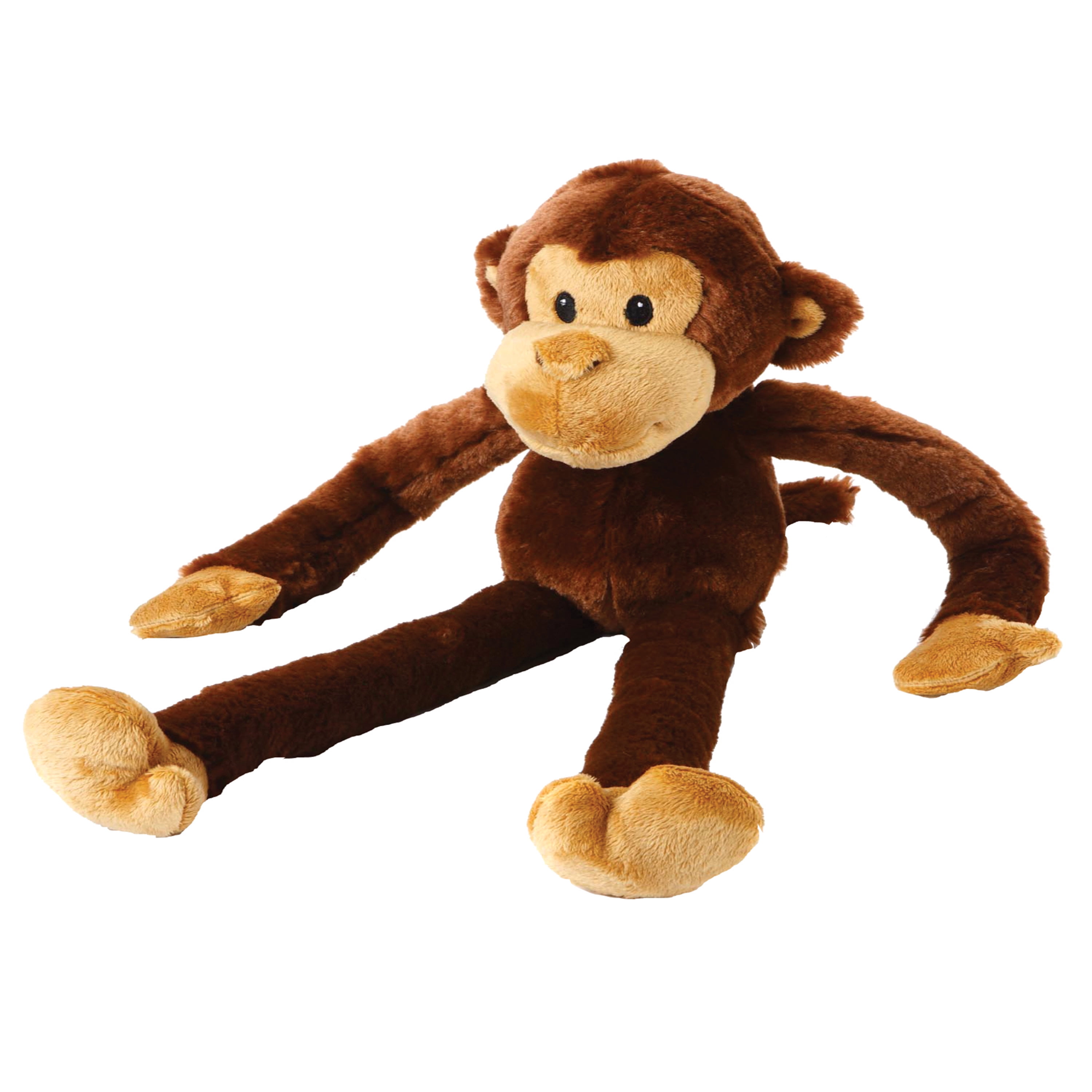 Multipet Swingin Safari Plush Squeaky Monkey Dog pic image