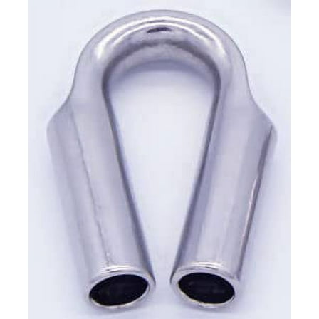 MarineNow Wire Rope Tube Thimble 316 Stainless Steel (16mm (5/8"), 02-Pack)