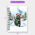 thumbnail image 5 of Hello Winter Scottish Terrier Frosty Morning Walk Welcome Snowy Christmas Spiral Bound Journal Scottie Dog Lover Gifts 5x7in Spiral Notebook - 02018, 5 of 5