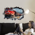 thumbnail image 4 of 1 set PVC Wall Stickers Wall Decoration Train 300x960mm 2pcs/set, 4 of 7