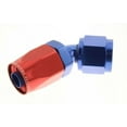 thumbnail image 2 of Red Horse Performance 6045-04-1 RHP6045-04-1 -04 45 DEGREE FEMALE ALUMINUM HOSE END - RED&BLUE, 2 of 2