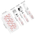 thumbnail image 2 of Cauagu Tropical Corals Seahorse Print 3-Pieces Toddler Cutlery Set , Kids Silverware Set with Spoons Forks & Knife Stainless Steel Utensils for Kids Dishwasher Safe, 2 of 8