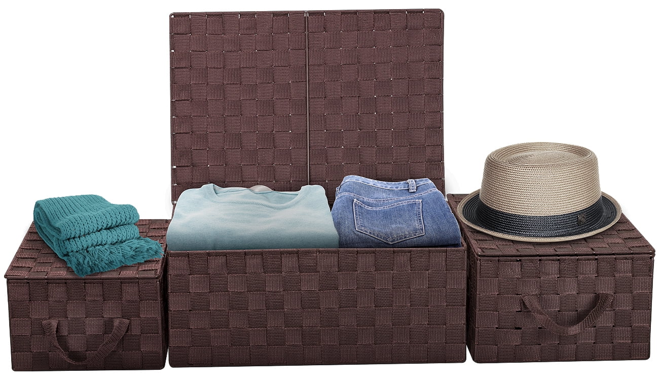 Woven Storage Basket - Brown