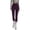 Purple, variant on Tnhcen Women's Burgundy High Waisted Workout Leggings with Pockets, Tummy Control Yoga Pants, 4-Way Stretch Nylon Spandex Running Gym Fitness Tights for Women S-2XL