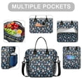 thumbnail image 2 of Dark Blue Princess Castle Pattern Womens Lunch Box for Work,Insulated Large Lunch Bag for Tween and Teen,Loncheras Para Mujer,Leakproof Adult Lunch Bag for Work,Beach,Travel,Picnic,Camping, 2 of 7