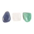 thumbnail image 1 of Something Different - Piedra Caída Stress Less Healing - Pack de 3 (Verde, Transparente, Azul Oscuro), 1 of 2