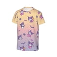 thumbnail image 3 of Boys Girls Kuromi And My Melody Shirt Graphic T-Shirt Crewneck Short Sleeve 3d Colorful Tops Tees, 3 of 6