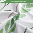 thumbnail image 4 of Eucalyptus Shower Curtain Sets, Watercolor Leaves on The Top Plant with Floral Bathroom Decoration 72x72 Inch with Hooks (F-Green, 72 * 72), 4 of 6