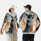 thumbnail image 4 of Balery Cloud Border Collie Sudadera ligera de manga larga con capucha y protección solar UPF 50+ para hombre y mujer, ideal para pesca y running-Medium, 4 of 7