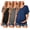 Black + Deep Gray + Deep Blue, variant on 3 Pack Maternity Shirts Dolman Sleeve Side Ruched Pregnancy Tops Boat Neck Postpartum Clothes