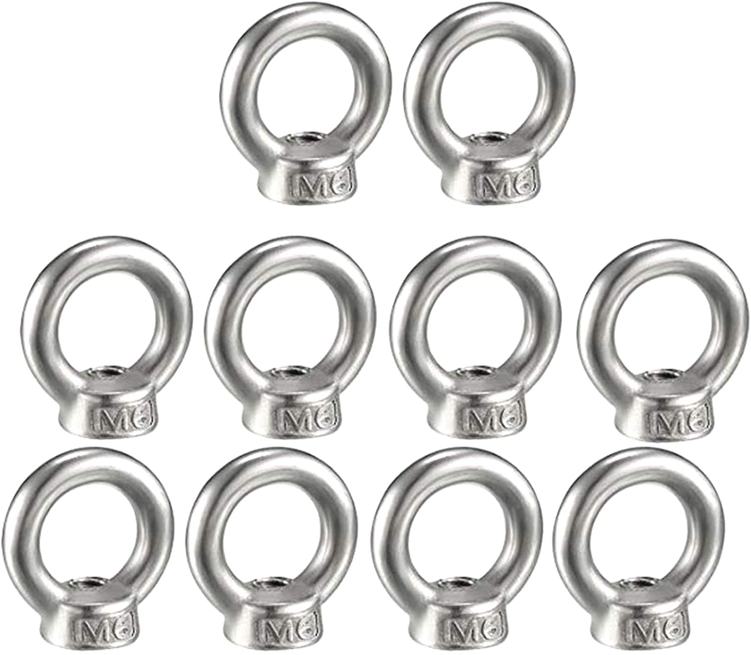 Eye Nuts m6 Eye Nut 304 Stainless Steel Eye Nut Eye Bolts 10 pcs Metric