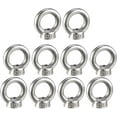 thumbnail image 1 of M6 Stainless Steel Lifting Rings with Male Threads, Eye Bolts & Shoulder Screws - 304 Grade, 10 Pack, 1 of 5