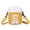 Yellow, variant on Kukoosong Crossbody Bags for Women Simulation Beach Boho Shoulder Bag Stripes Paneled Canvas Crossbody Bag Red
