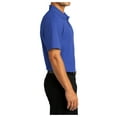 thumbnail image 3 of Yellow Rooster Mens Short Sleeve SuperPro React Male Polo Shirt True Royal 4XL, 3 of 7