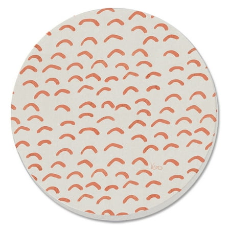 

CounterArt Fresh Petal Pattern 4 Pack Round Single Image Absorbent Stone Coasters 4” Diameter