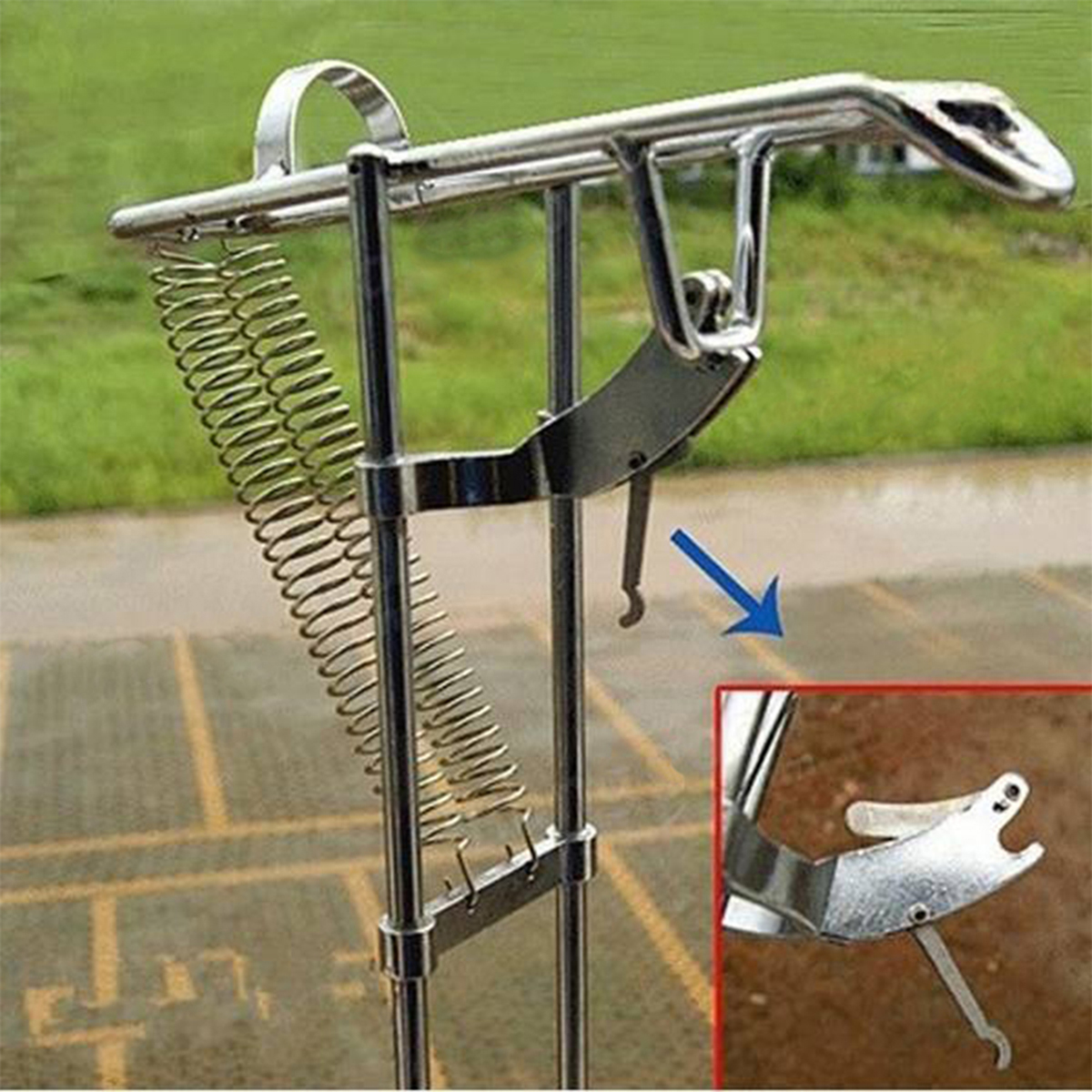 double fishing rod holder