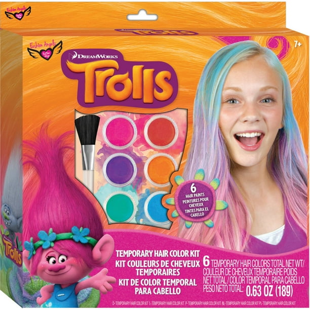 Trolls Temporary Hair Color Kit - Walmart.com