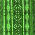 thumbnail image 1 of Ahgly Company Indoor Square Abstract Green Modern Area Rugs, 4' Square, 1 of 4