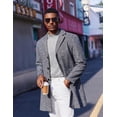 thumbnail image 4 of COOFANDY Mock Turtleneck for Men Short Sleeve Casual Stylish High Neck Fall Tops Stretch Sweater, 4 of 6