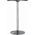thumbnail image 4 of Pemberly Row 28" Round Bar Height Pub Table in Black and Chrome, 4 of 5