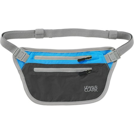 ElectroLight Waist Stash, Charcoal/Bright Blue