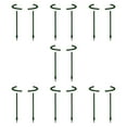 thumbnail image 3 of 14 piezas de estacas de soporte para plantas, anillos de soporte para flores, varillas semicirculares para jaulas de exterior 14cmx14cm, 3 of 8
