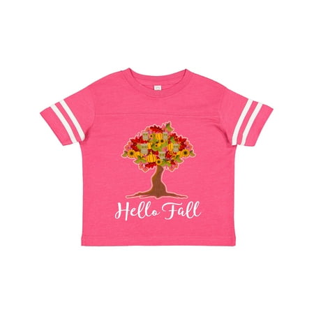 

Inktastic Thanksgiving Autumn Hello Fall Harvest Gift Toddler Boy or Toddler Girl T-Shirt