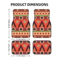 thumbnail image 2 of ZICANCN Waterproof Car Floor Mats Full Set, Native Southwestern Aztec Ethnic Automotive Carpet Mats for Vehicle Trucks Suv Jeep, 4 Pieces, 2 of 6