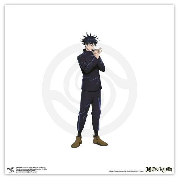 Gallery Pops Jujutsu Kaisen - Megumi Fushiguro Wall Art, Unframed Version, 12" x 12"